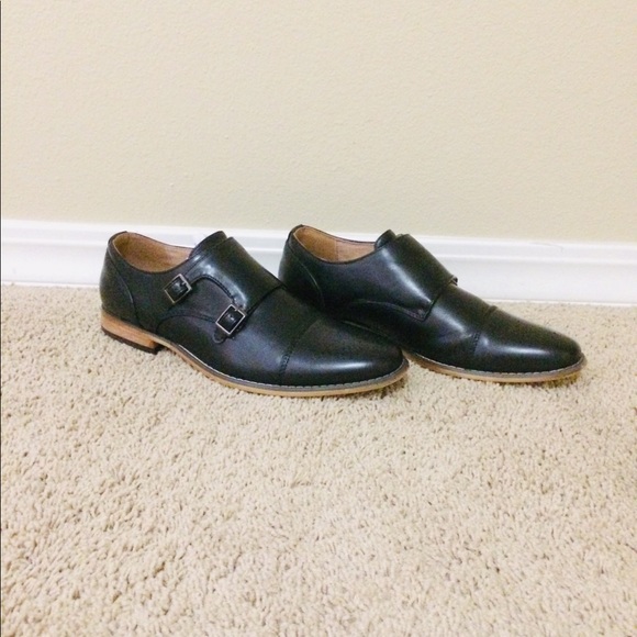 Black Monk Straps Size 8 - Picture 2 of 5
